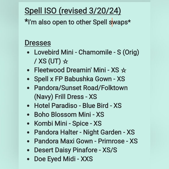 A Note on Spell, Swaps, etc! - Picture 4 of 15